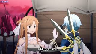 Sinon Finally Sees Kirito And Kissed Him - Sword Art Online Alicizationwar On Underworld Ll Ep 1