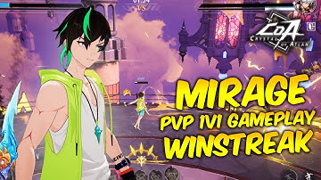 Assasin Class Mirage PvP 1v1 Gameplay & Skill Build - Crystal of Atlan