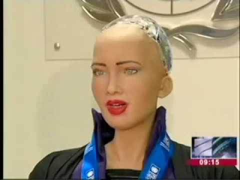 18 June, 2018, Rustavi 2, News - Sophia the Robot_Press Conference