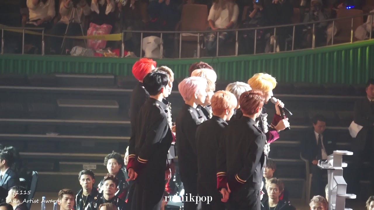 171115 AAA - Seventeen wins Best Artist Award! 세븐틴 Best Artist상 수상  (Asia Artist Awards)