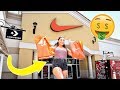 BUY ANYTHING YOU WANT AT THE NIKE OUTLET CHALLENGE! (BACK TO SCHOOL 2018)