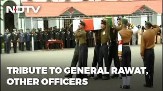 CDS Bipin Rawat Funeral: Forces Pay Tribute To General Bipin Rawat In Tamil Nadu, Funeral Tomorrow