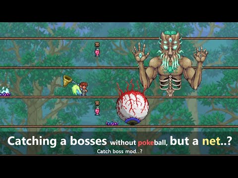 How to catch Terraria bosses ─ ...certainly not with pokeballs.