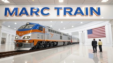 🚆 MARC Train – Full Details | Maryland to Washington D.C. Commuter Rail 🇺🇸