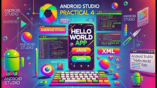 🔥 MSBTE Diploma Practical No. 4 | Create a Hello World App in Android Studio (Java & XML)