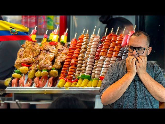 Comida CALLEJERA📍Quito Ecuador 🇪🇨 ESTÓMAGOS FUERTES. class=