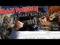 Iron Maiden - Run Silent Run Deep Dave Murray&#39;s solo lesson (with tablatures and backing tracks)