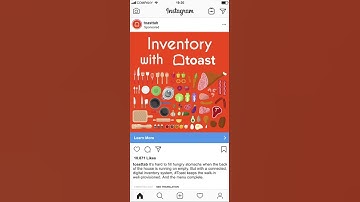 Toast Inventory Post