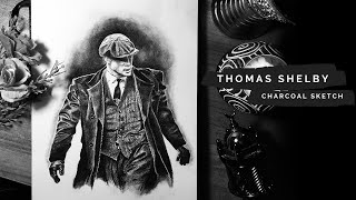 Thomas Shelby (Cillian Murphy) Sketch Time-lapse | By the Order of the Peaky Blinders | Fan Art 
