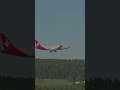 Zurich Airport four landings on a spring evening.