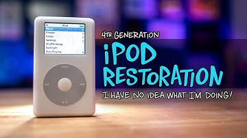 $40 Apple iPod Restoration Experiment (Hard Drive, Battery, Hold Switch)