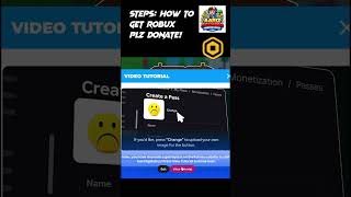Free Robux 💸 Learn how to get donations &amp; sell your designs in Roblox 🎮
