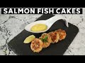 Salmon Fish Cakes with Mustard Mayo | Easy Homemade Recipe