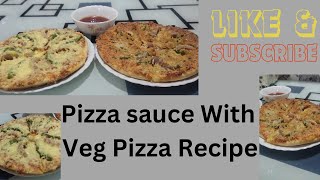 Pizza Sauce with veg Pizza recipe / Nooris Kitchen