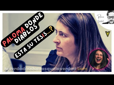 PALOMA DONDE DIABLOS ESTA SU TESIS…? |