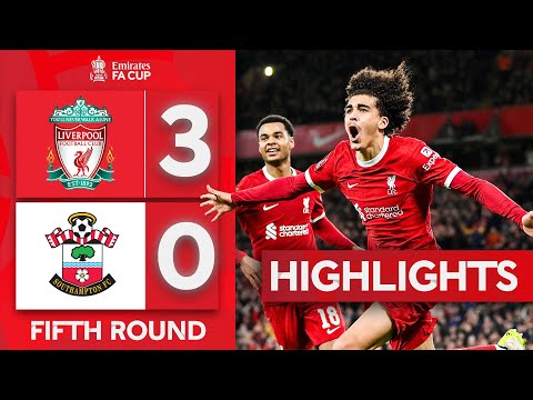 Video highlights for Liverpool 3-0 Southampton