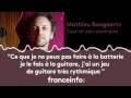 Capture de la vidéo Mathieu Boogaerts : "J'ai Un Jeu De Guitare Très Rythmique"