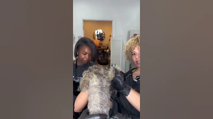 Detangling Extremely Matted Hair in 9 Hours #shorts