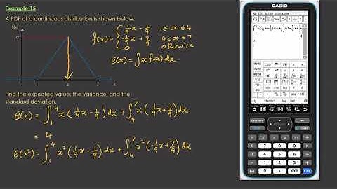 Methods 12 Continuous Random Variables Example 15