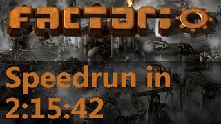 Factorio Speedrun in 2:15:42 by AntiElitz (any%)