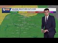 Tracking severe storms for Sunday