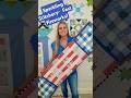 Fast beginner friendly table runner, just in time for the 4th of July!
