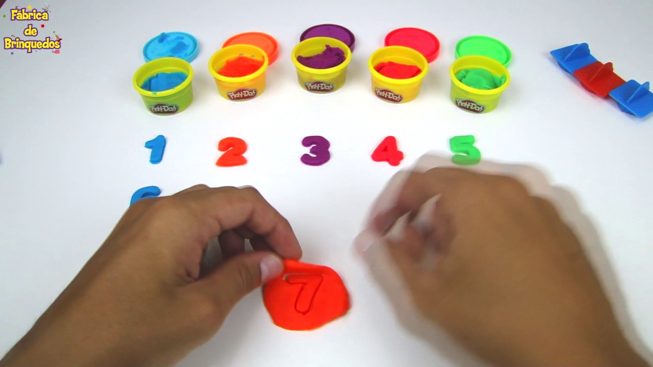 DESAFIO DE COMIDA PLAY-DOH COM 3 CORES DE SLIME