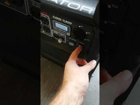 Predator 3500 watts inverter start up. Fast and slow speed - YouTube