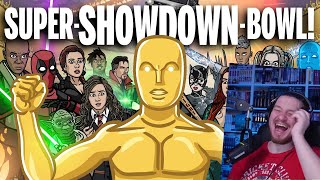 Супергерои и суперзлодеи против Оскара | Super-showdown-bowl | РЕАКЦИЯ