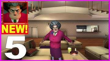 Scary Teacher 3D Pin Attack SPEEDRUN New Update Chapter 1 Trouble Waters Level 5 - Gameplay Guide