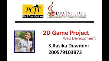 JavaScript 2D Game Video Submission