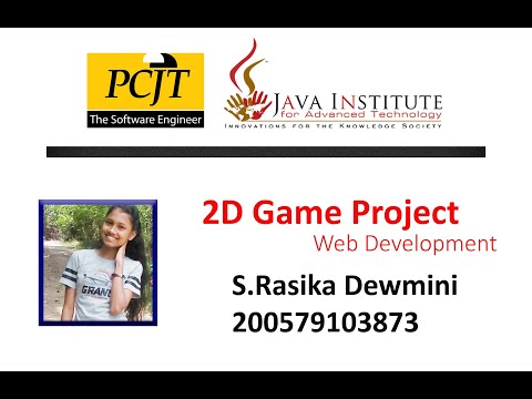 JavaScript 2D Game Video Submission