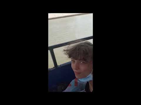 Прогулка на теплоходе по реке Иртыш в г Омске. Boat trip on the Irtysh River in Omsk