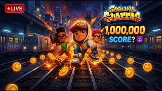 بث مباشر 🔴 محاوله الوصول الى 10 مليون في Subway Surfers screenshot 1