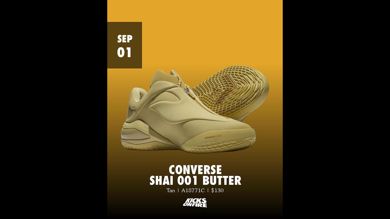 Converse SHAI 001 Butter - September 1, 2025