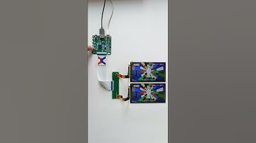 HDMI to MIPI Dual 5.5 inch 2K 2560x1440 Native Landscape Mode Projector Displays Scaler Rotate China