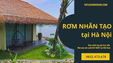 RƠM NHÂN TẠO lợp mái cho Homestay đẳng cấp tại Chương Mỹ - Hà Nội | Vật liệu Housing