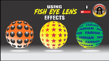 Learn how to use FISH EYE LENS EFFECT using CorelDRAW