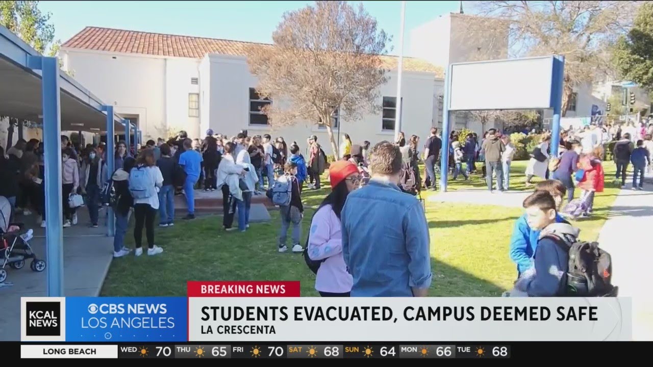 Crescenta Valley High School evacuated after suspicious person seen on
