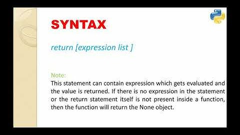 XII- CS - CH 7 - PYTHON FUNCTIONS-RETURN STATEMENT