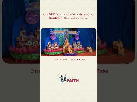 How BAPS Honored the Kids Who Revived Sanskrit | Mission Rajipo