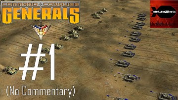 Command & Conquer: Generals - USA Campaign Playthrough Part 1 (Final Justice, No Commentary)
