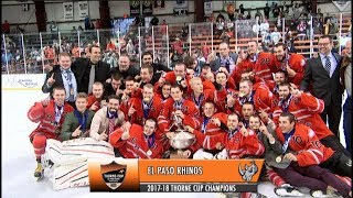 2018 WSHL Thorne Cup Finals Championship Game Recap: El Paso vs. Ogden 