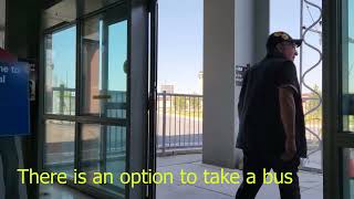 In a minute: EWR Newark Liberty airport Terminal A to and from AirTrain station