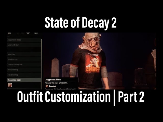 Xbox - The State of Decay 2 Outfit Customization Update