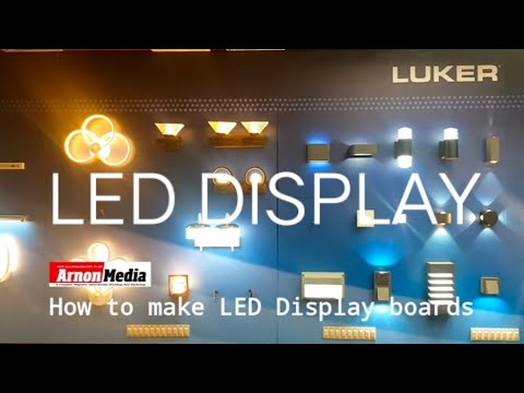 How To Make Led Lights Display Board In Shop Branding Future Of Branding Youtube