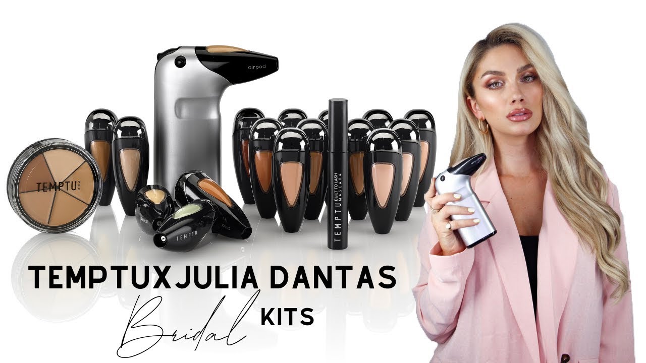 TEMPTU X JULIA DANTAS BRIDAL COLLECTION | + 5 Bridal airbrush makeup looks