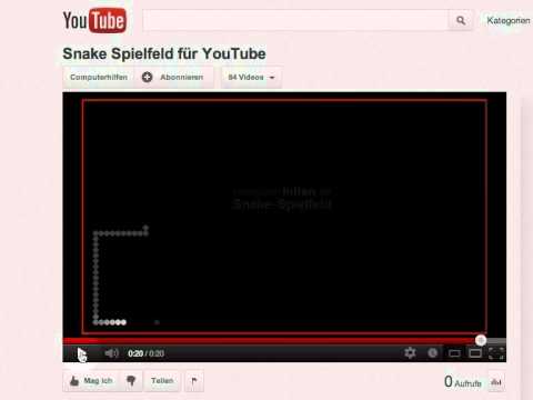 YouTube Snake - so kommt man zum versteckten Spiel!