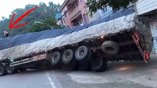 50 Extreme Dangerous Idiots Dump Truck Operator 2024 | Heavy Equipment Fails | Driving Fails Skills