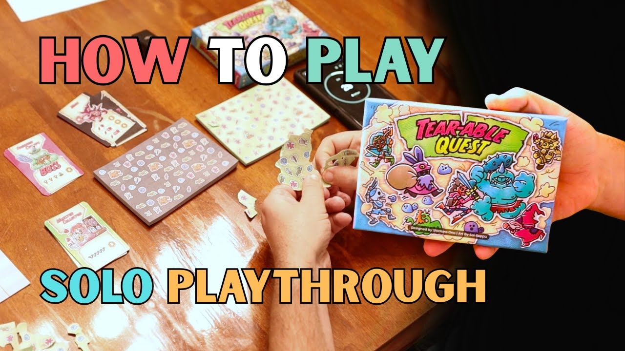 Tearable Quest SOLO Playthrough + How to Play (Learn in 15 Minutes!)
